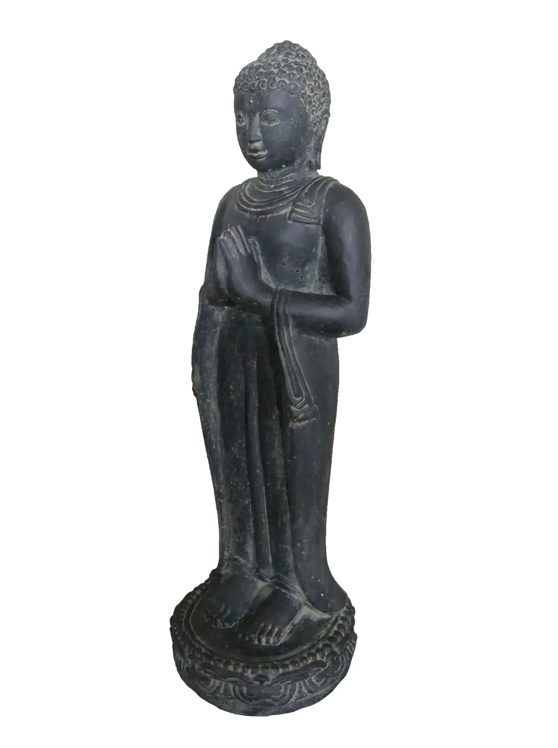  Product image 2 of the product “Buddha standing, cast stone, 50cm height ”